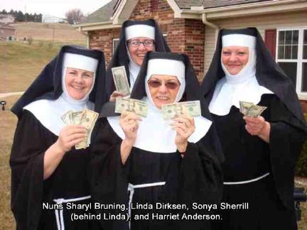 What is a group of nuns called?